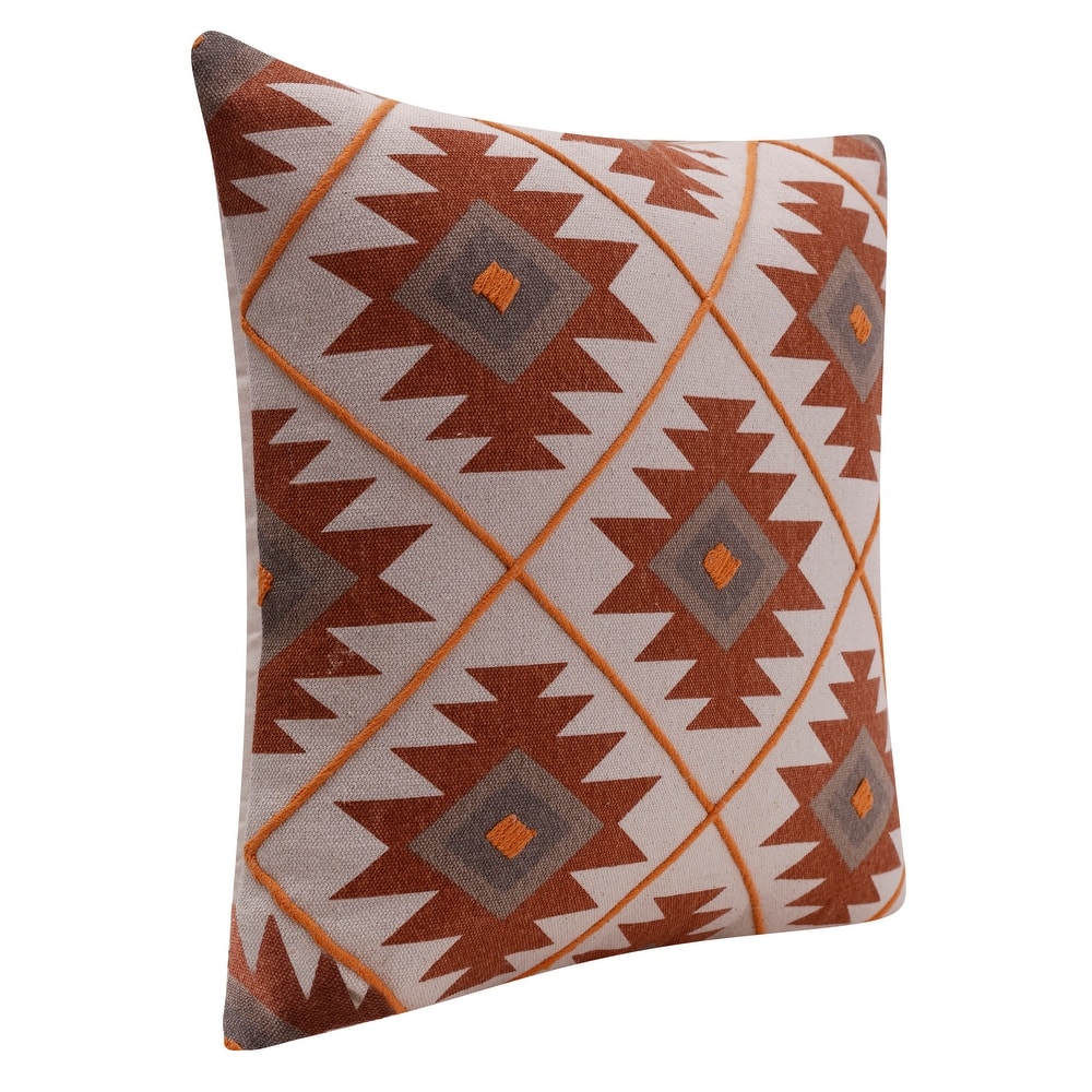 Sevita Handmade Sevitawestern Cotton Throw Pillow, 20" x 20"