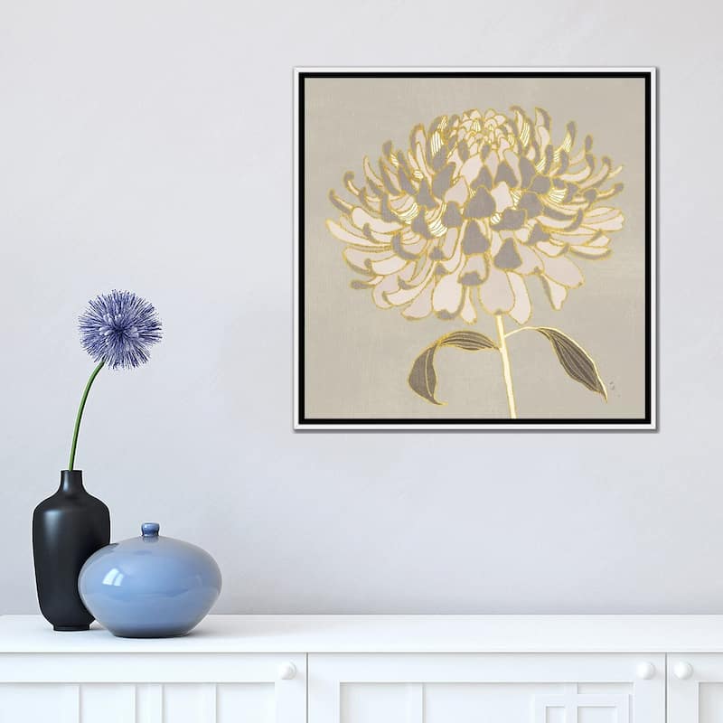 iCanvas "Sarah's Garden Gatsby IV" by Sarah Adams Framed