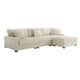 118.4"W Plush Modular Sectional Sofa with Pillows