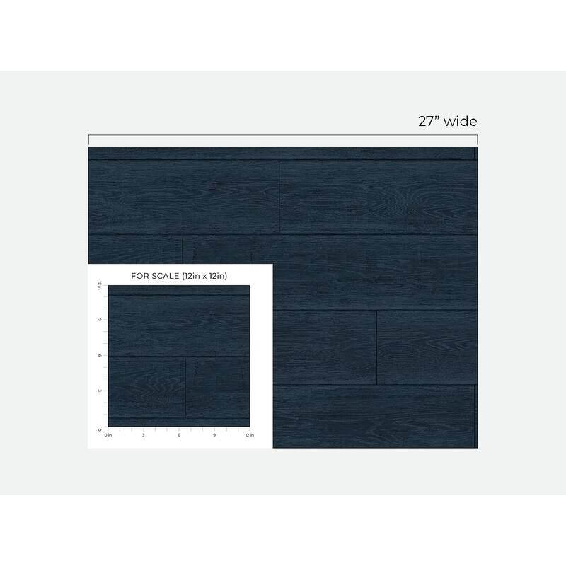 Luxe Haven Rustic Shiplap Peel and Stick Wallpaper