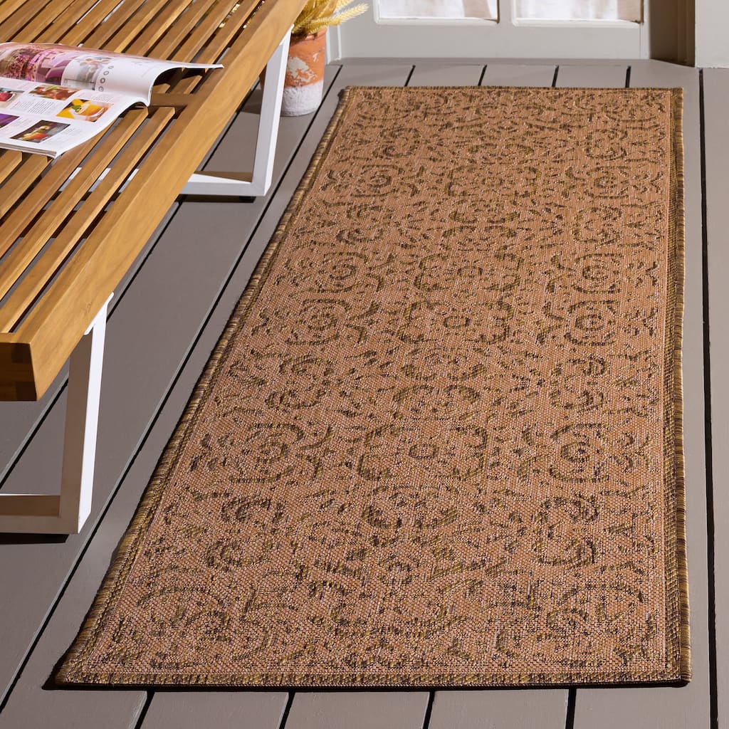 SAFAVIEH, Courtyard Orlanda Indoor/ Outdoor Waterproof Patio Backyard Rug