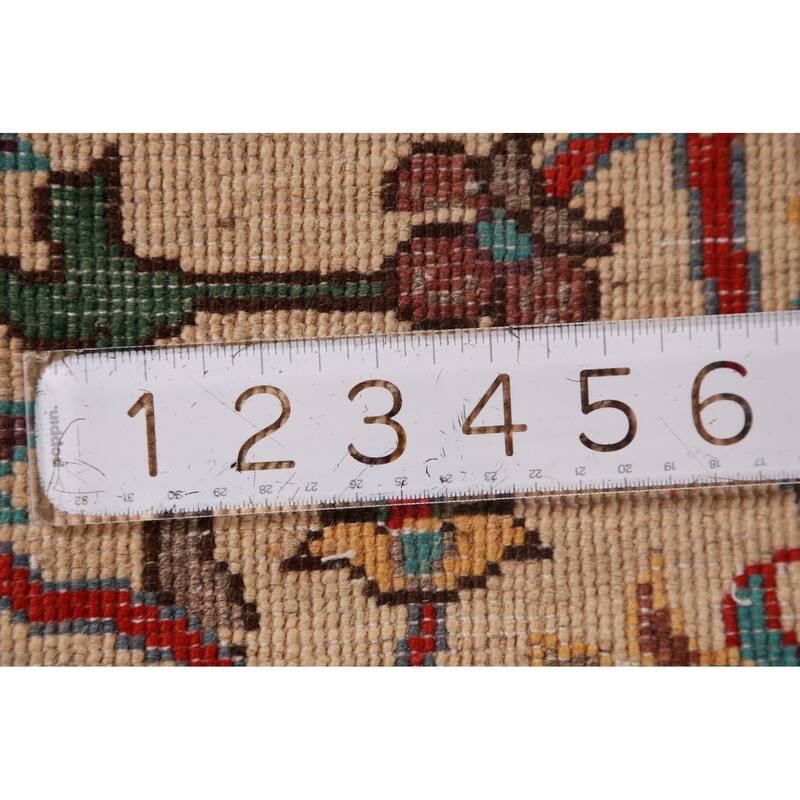 Animals Design Kazak Oriental Rug Handmade Wool Carpet - 2'0"x 3'0"