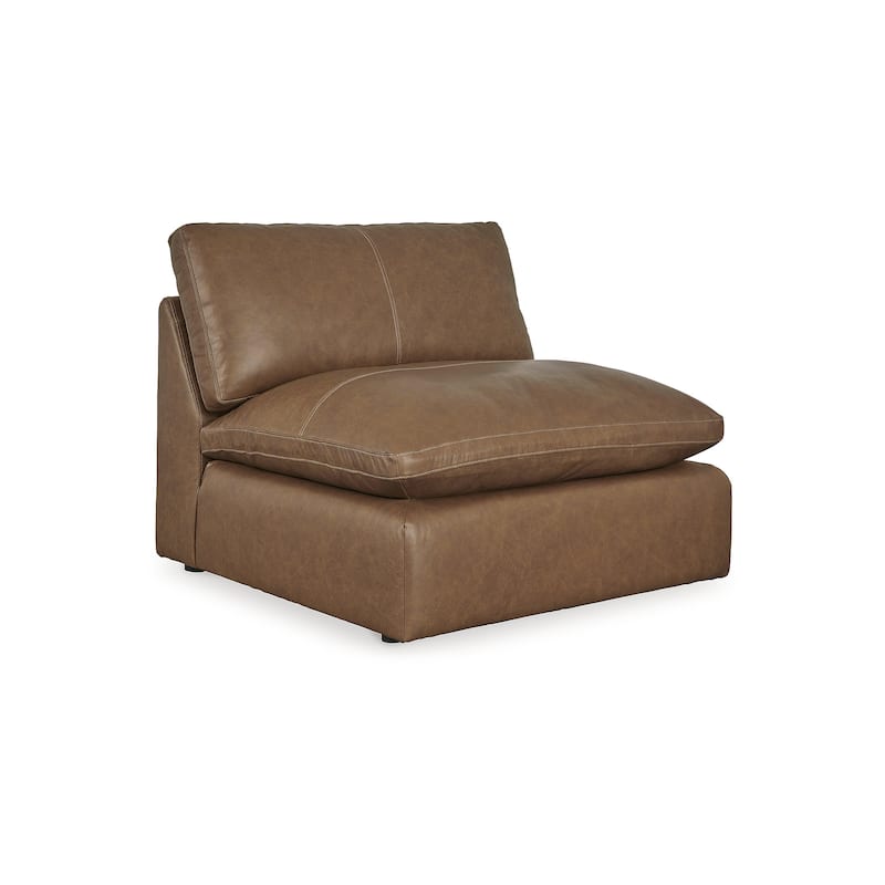 Signature Design by Ashley Emilia Medium Brown 7-Piece Sectional - 170"W x 170"D x 36"H