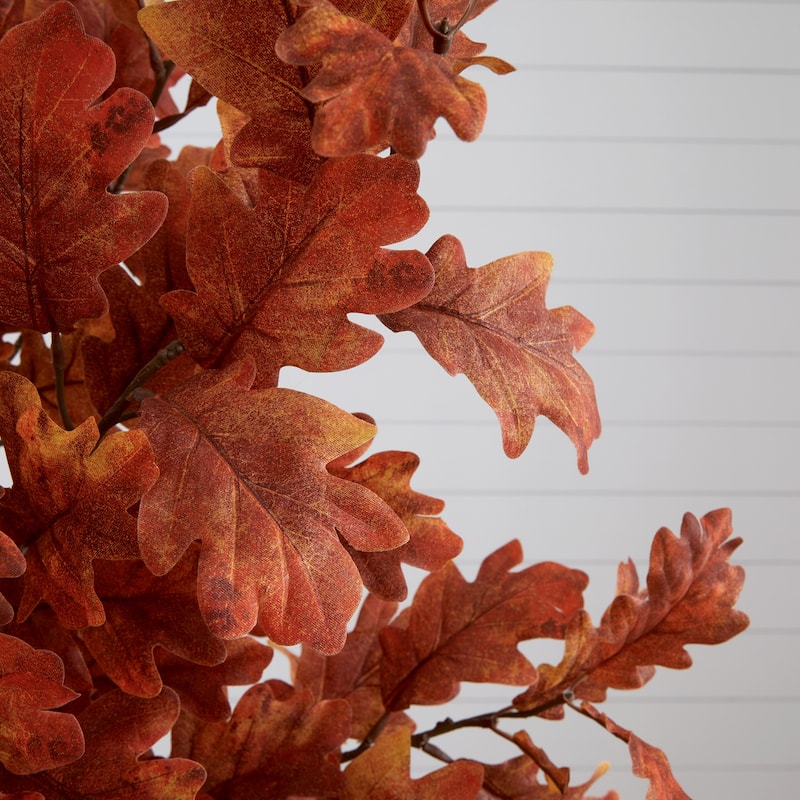 6' Autumn Oak Artificial Fall Tree