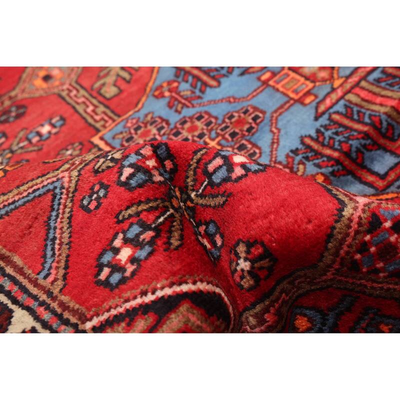 ECARPETGALLERY Hand-knotted Anatolian Vintage Red Wool Rug - 3'11 x 9'11