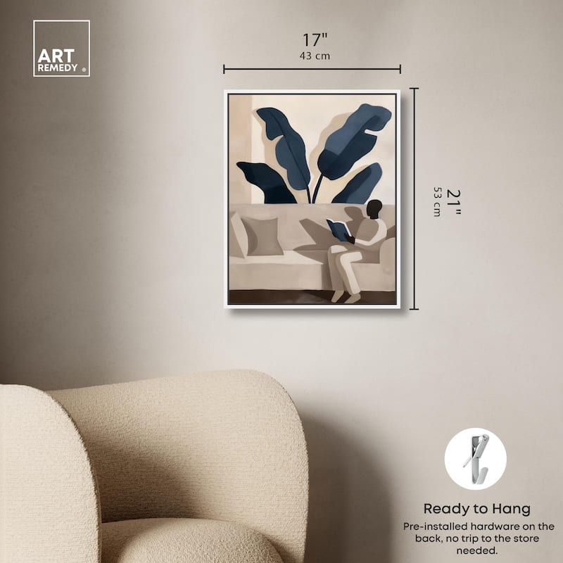Void Reader II Canvas by Art Remedy