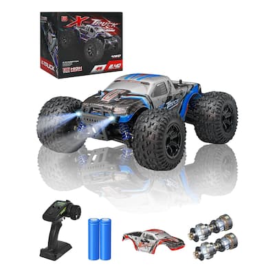 EROMMY 1:16 Fast RC Car for Kids and Adults, 4WD 40KM/H Waterproof All-Terrain Remote Control Truck with 2 Batteries
