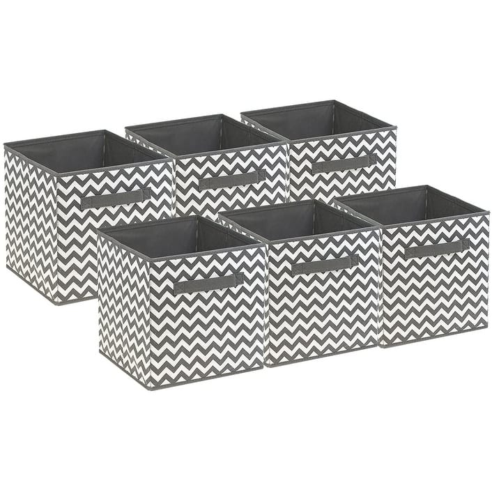 Sorbus 11" Foldable Storage Cube Basket - Single Pack - 10.5" L x 10.5" W x 11" H