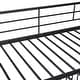 preview thumbnail 39 of 38, Full over Full Size Metal Bunk Bed with Slide and Guardrails for Kids, Boys and Girls, Bedroom