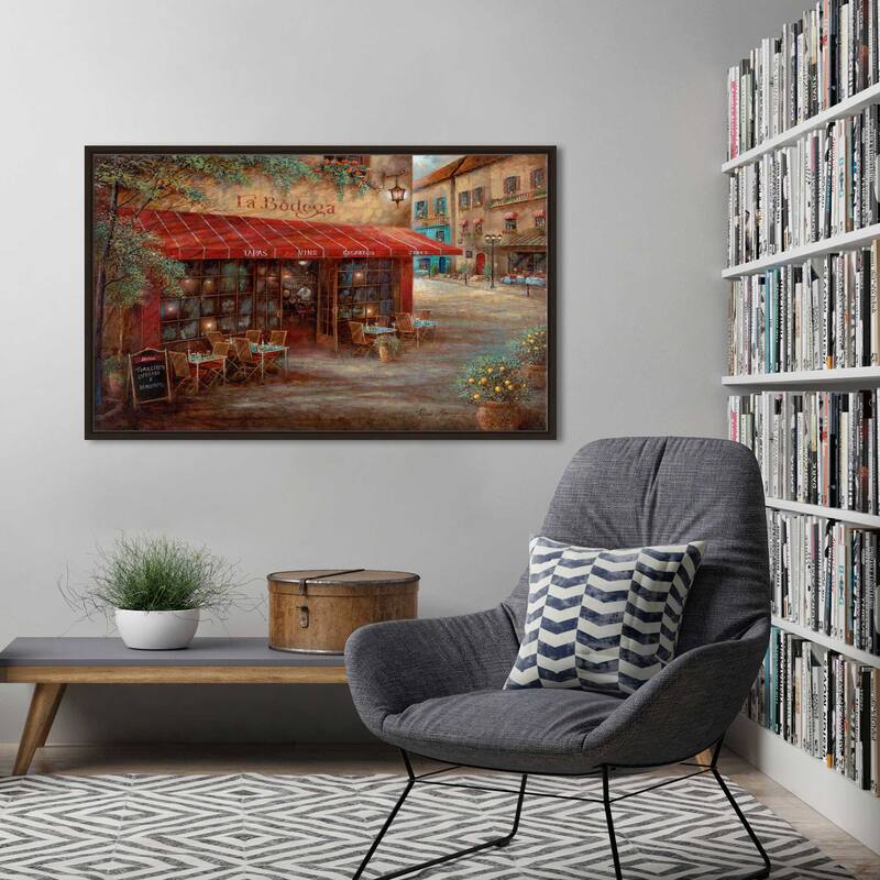 "La Bodega" by Ruane Manning Print on Floating Canvas