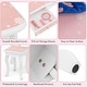preview thumbnail 13 of 53, Costway Kids Vanity Table & Stool Set with Cute Polka Dot Print - See Details