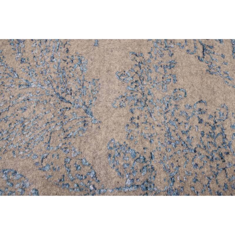 ECARPETGALLERY Hand Loomed Elysian Grey Rug - 8'1 x 9'11