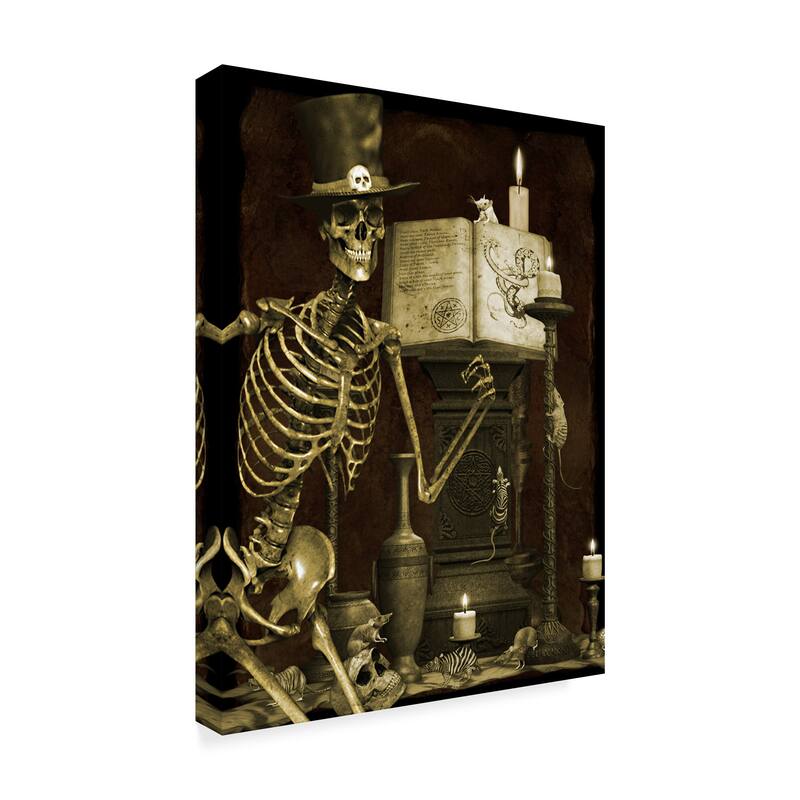 Jean Plout 'Halloween Graveyard 4' Canvas Art