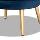 preview thumbnail 15 of 16, Baptiste Glam and Luxe Velvet and Gold Finished Wood Accent Chair