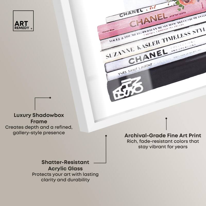 Doll Memories - Roses upon Books Shadowbox by Art Remedy