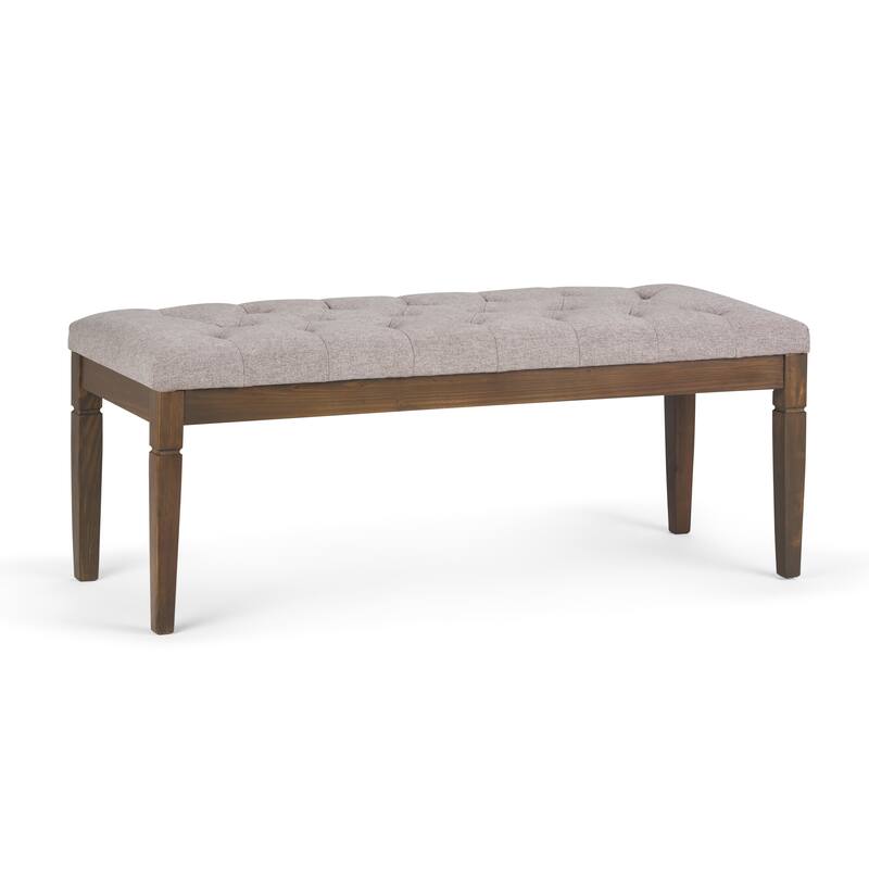 WYNDENHALL Hopewell 48 inch Wide Traditional Rectangle Ottoman Bench