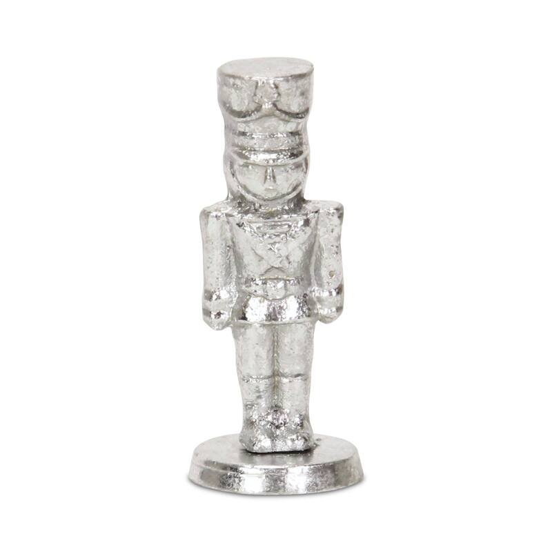Clara Silver Cast Iron Nutcracker Figurine