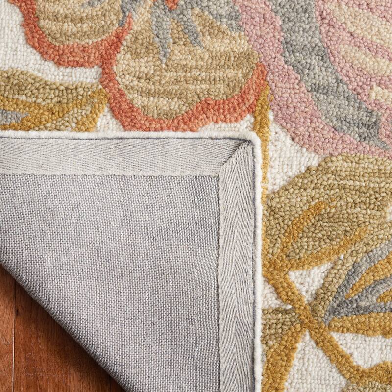 SAFAVIEH Handmade Blossom Brechta Contemporary Wool Rug