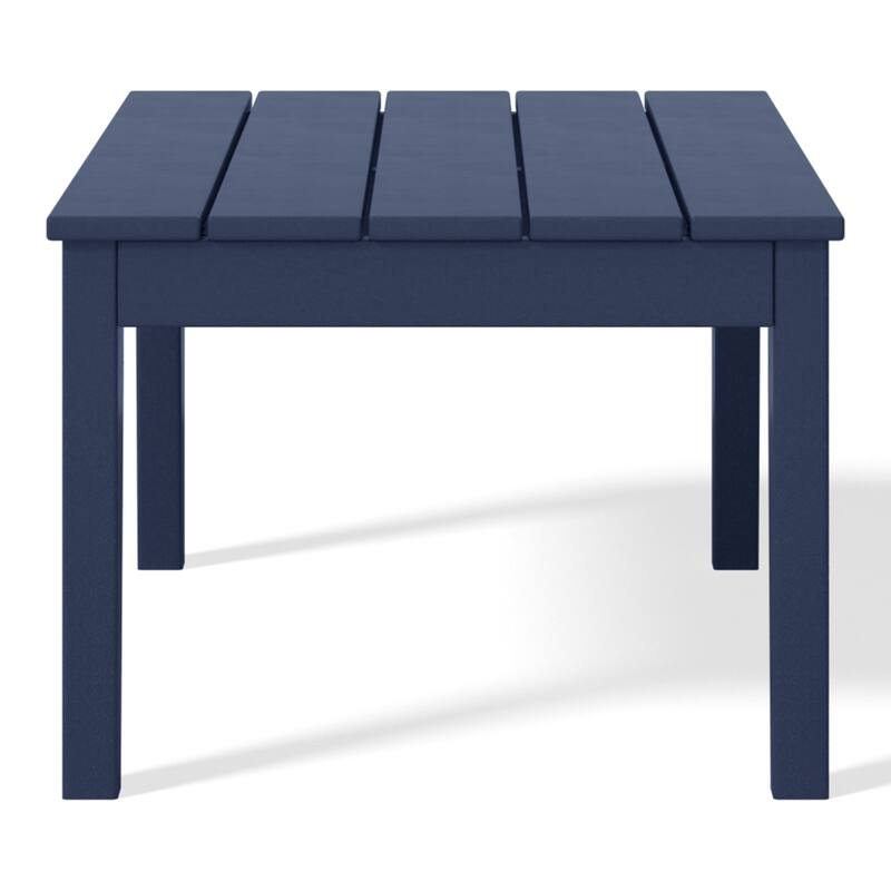 Laguna Poly 3-Piece Bench With Coffee Table