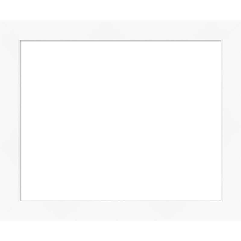 Amanti Art Cabinet White Framed Dry Erase Magnetic Board