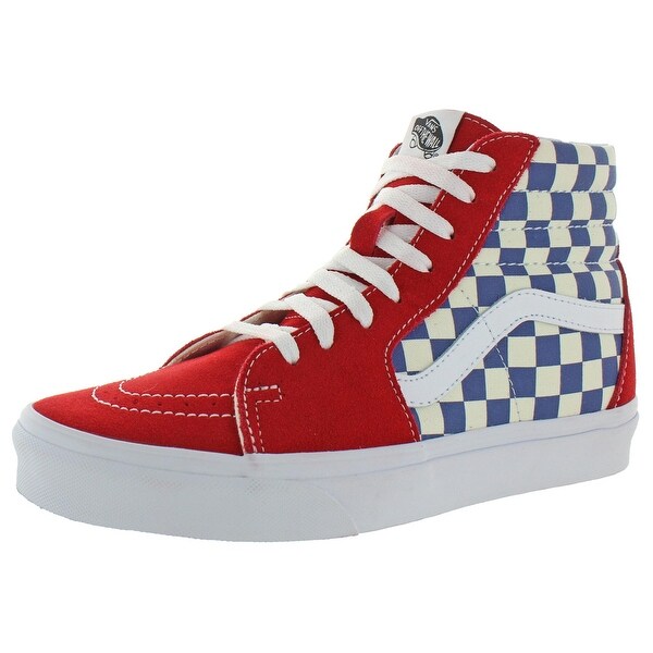 high top red checkered vans