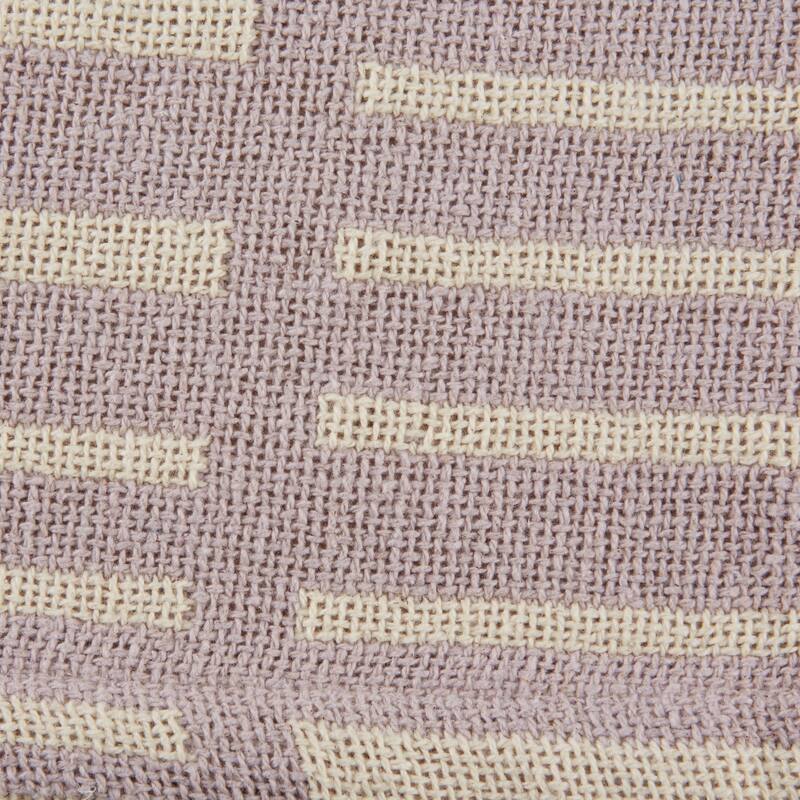 DII Dusty Lilac Urban Jacquard Throw
