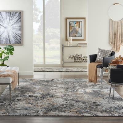 Nourison Ludlow Modern Eclectic Abstract Area Rug