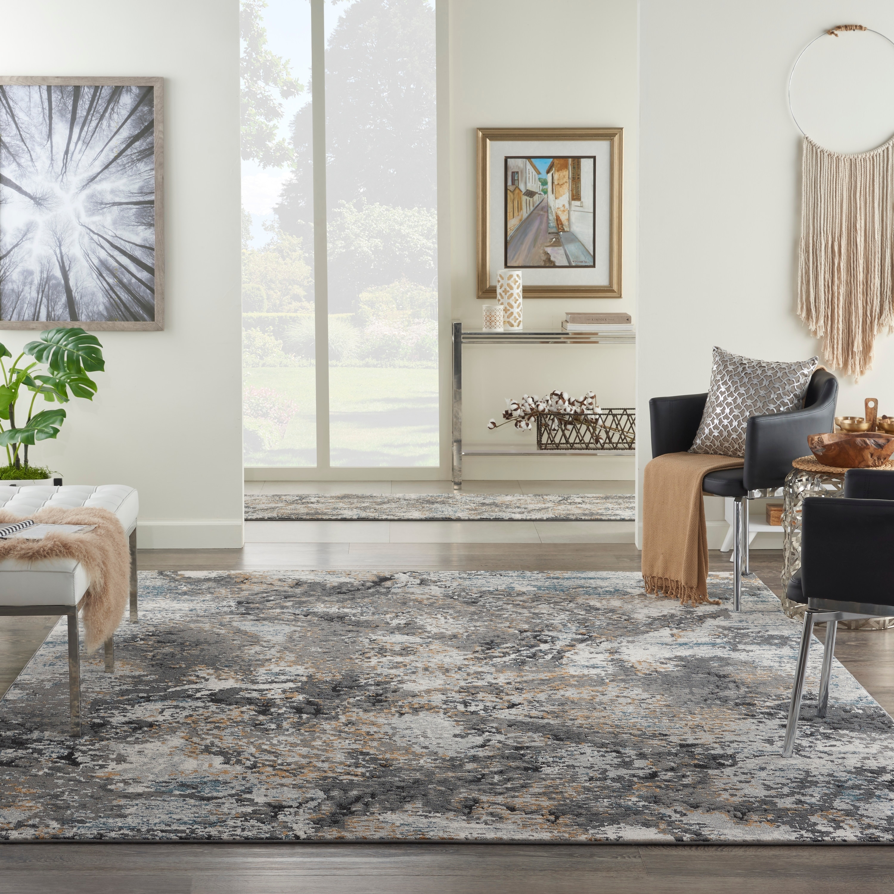 Nourison Ludlow Modern Eclectic Abstract Area Rug