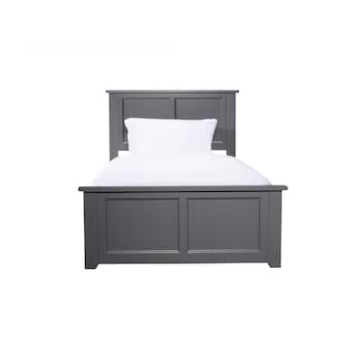 Platform Bed with Trundle Twin Size - HomeStock Eclectic Elegance Bed Frame & Footboard