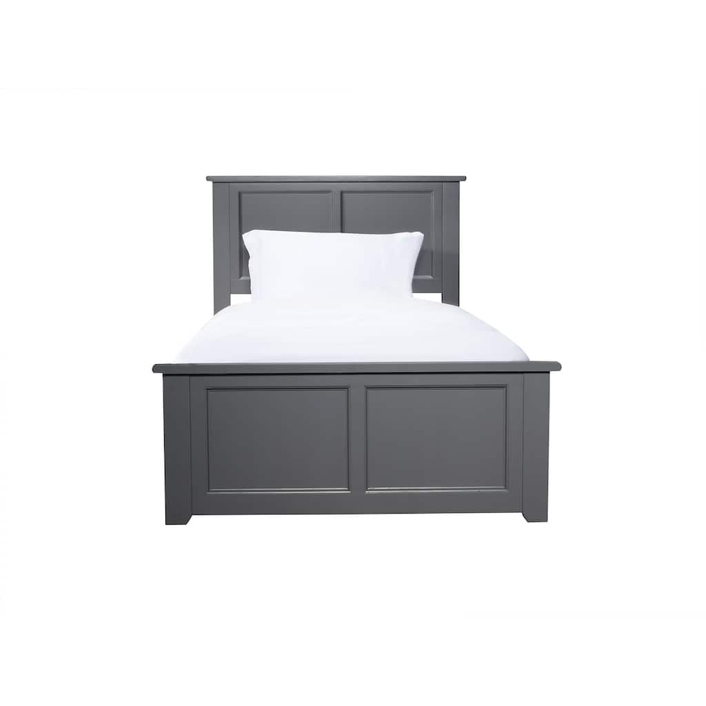 Platform Bed with Trundle Twin Size - HomeStock Eclectic Elegance Bed Frame & Footboard