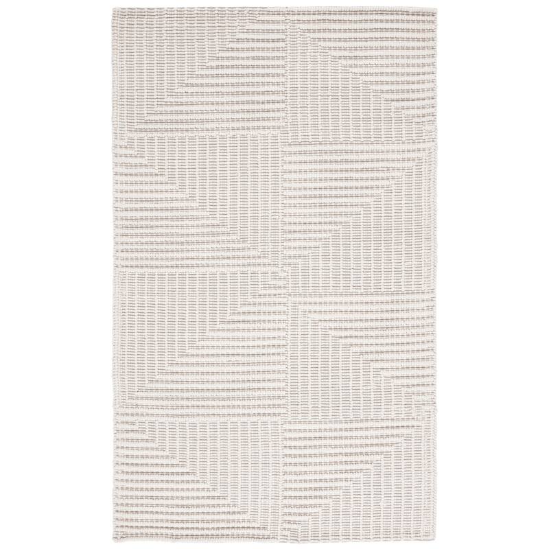 SAFAVIEH Hand-Loomed Natura Ravit Transitional Wool Rug - 6' x 9' - Ivory
