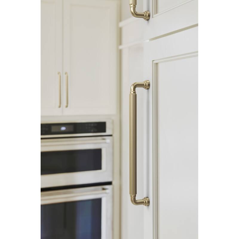 Amerock BP37706 Cowrie 8-13/16" Center to Center Fluted Handle Cabinet