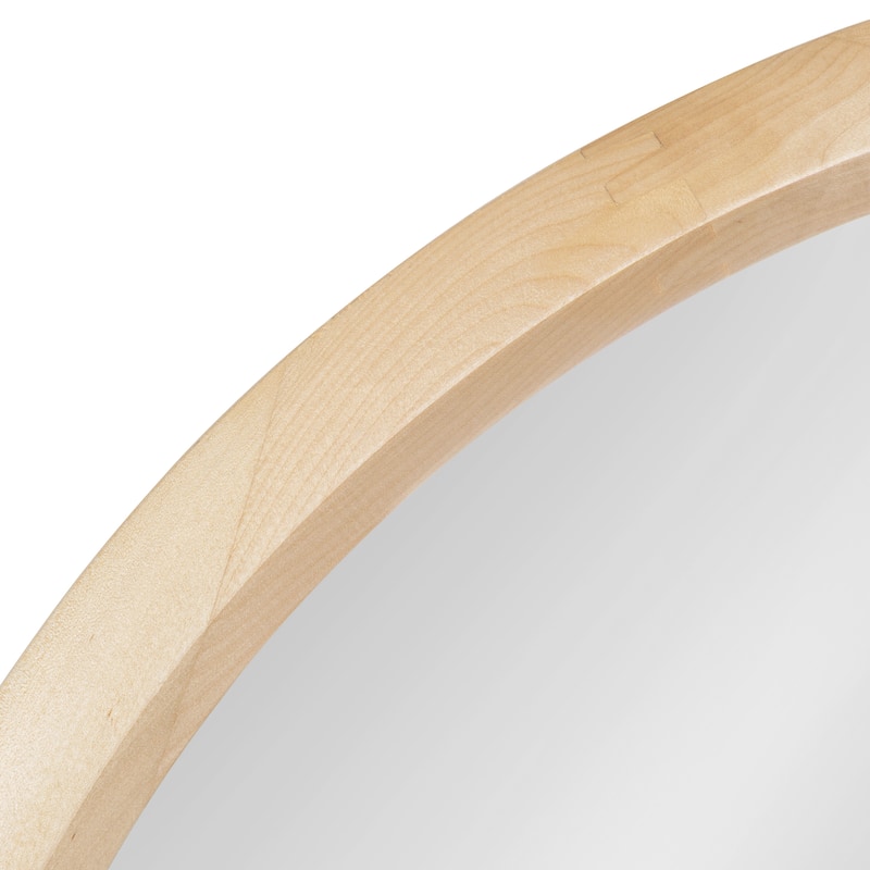Kate and Laurel Pao Round Framed Wall Mirror
