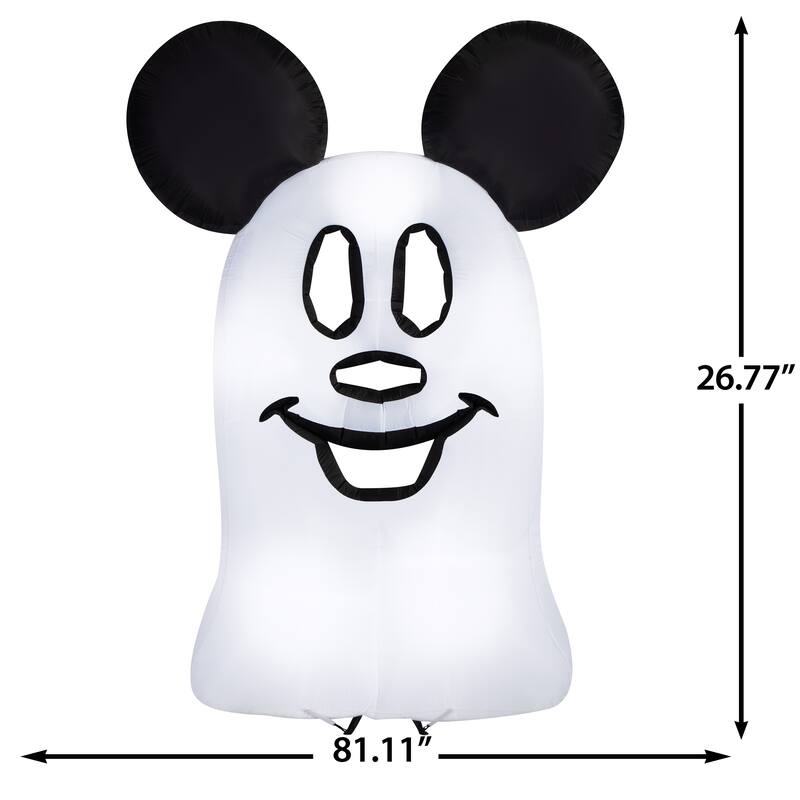Airblown-Flat Mickey Ghost-Giant-Disney