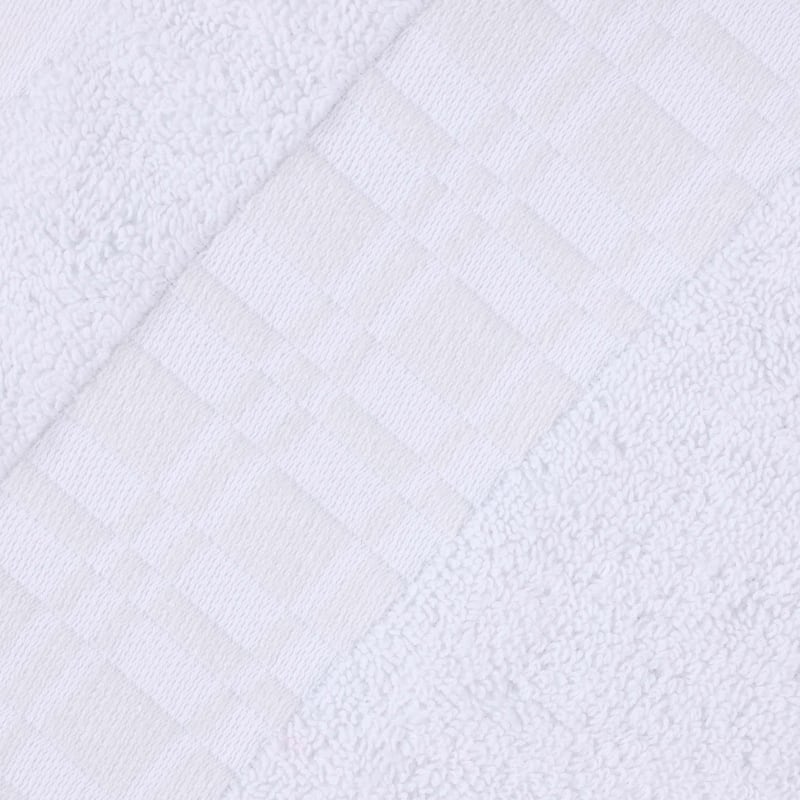 Superior Larissa Cotton Embroidered Geometric Border 8-Piece Towel Set