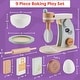 preview thumbnail 2 of 5, Hey Play Wooden Toy Mixer for Kids Kitchen Playset - 9-Piece Toddler Cooking Set for Ages 3 and Up