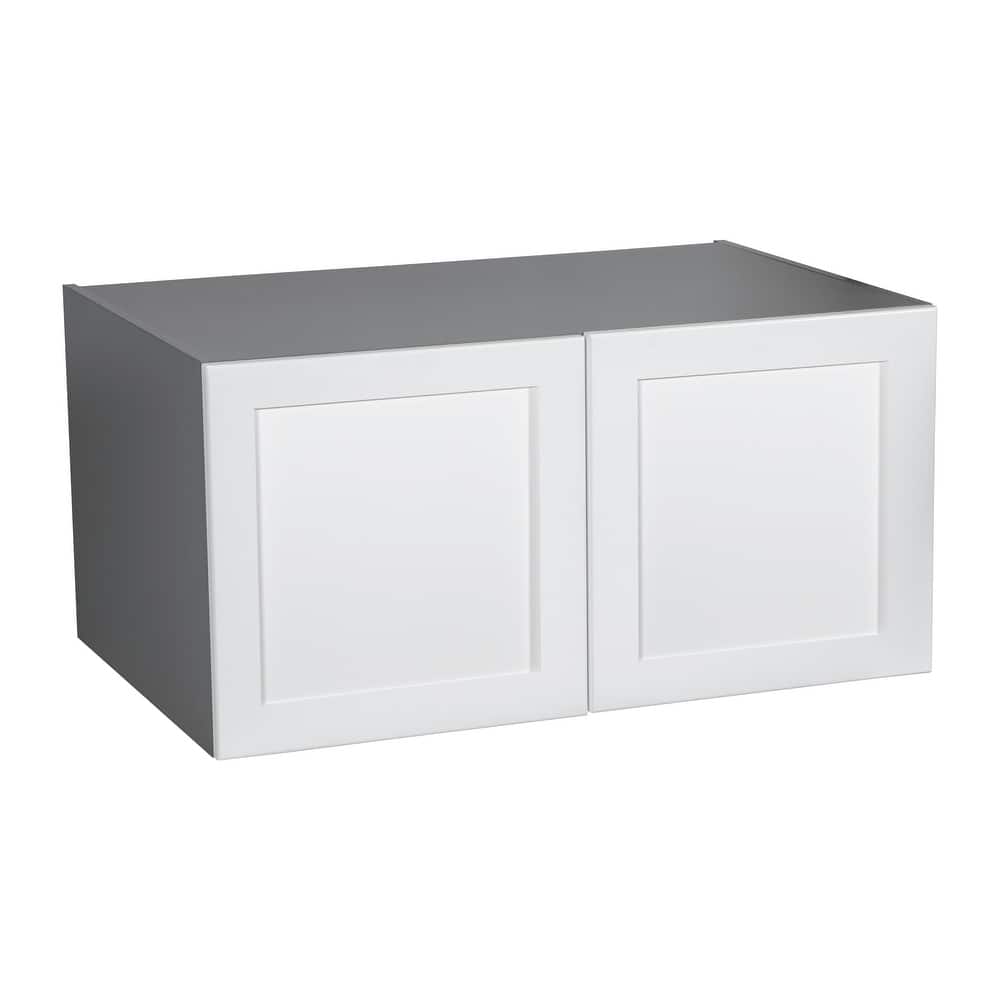 36" x 15" Wall Cabinet-Double Door-Grey - 36 x 15 x 12