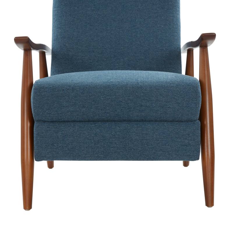 Taylor Wood Arm Push Back Recliner in Performance Fabric by Greyson Living