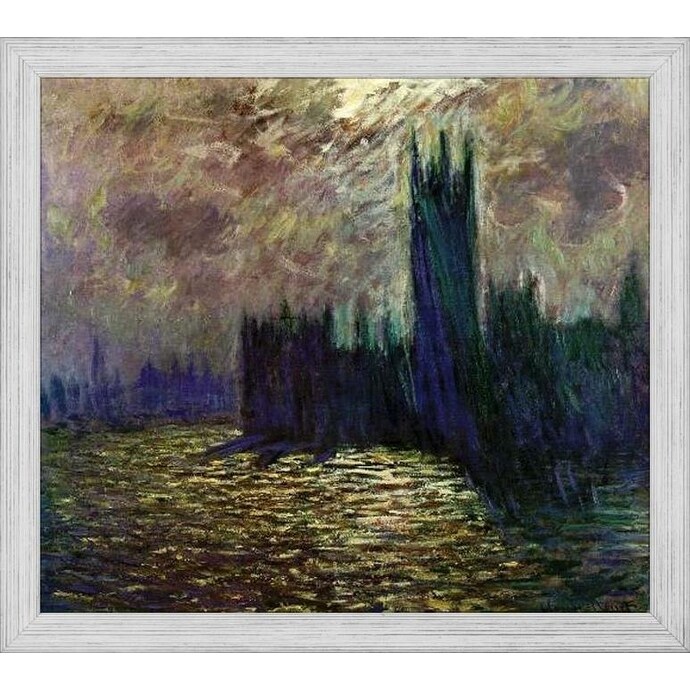 Shop Easy Art Prints Claude Monet S Parliament Moonlight