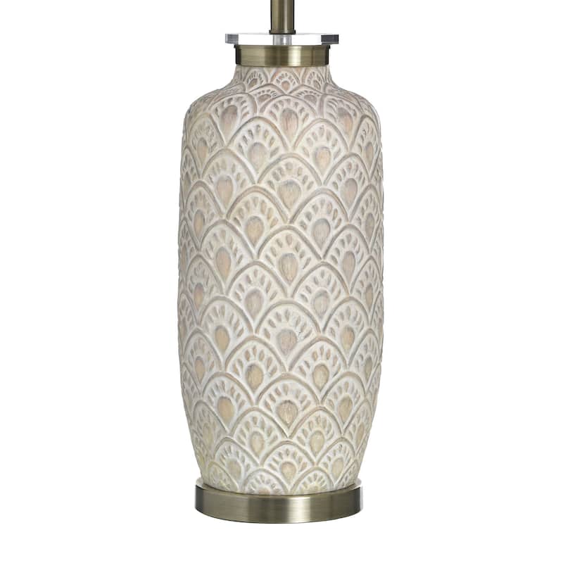 StyleCraft Poly Table Lamp - Grey