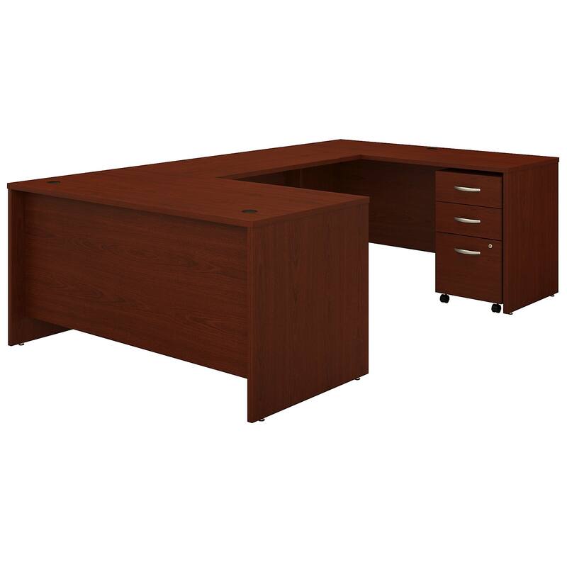 Series C 60W U Shaped Desk with Drawers by Bush Business Furniture