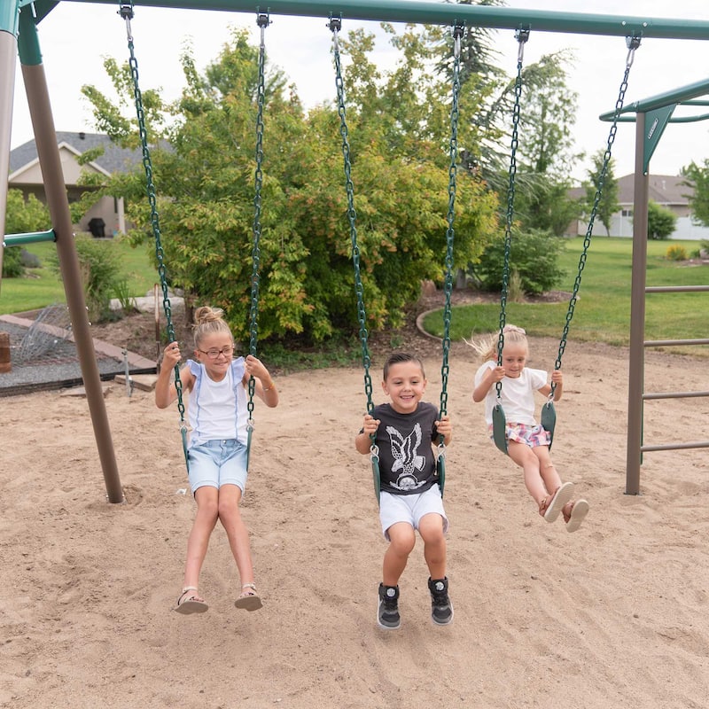Lifetime Monkey Bar Adventure Swing Set (Earthtone)