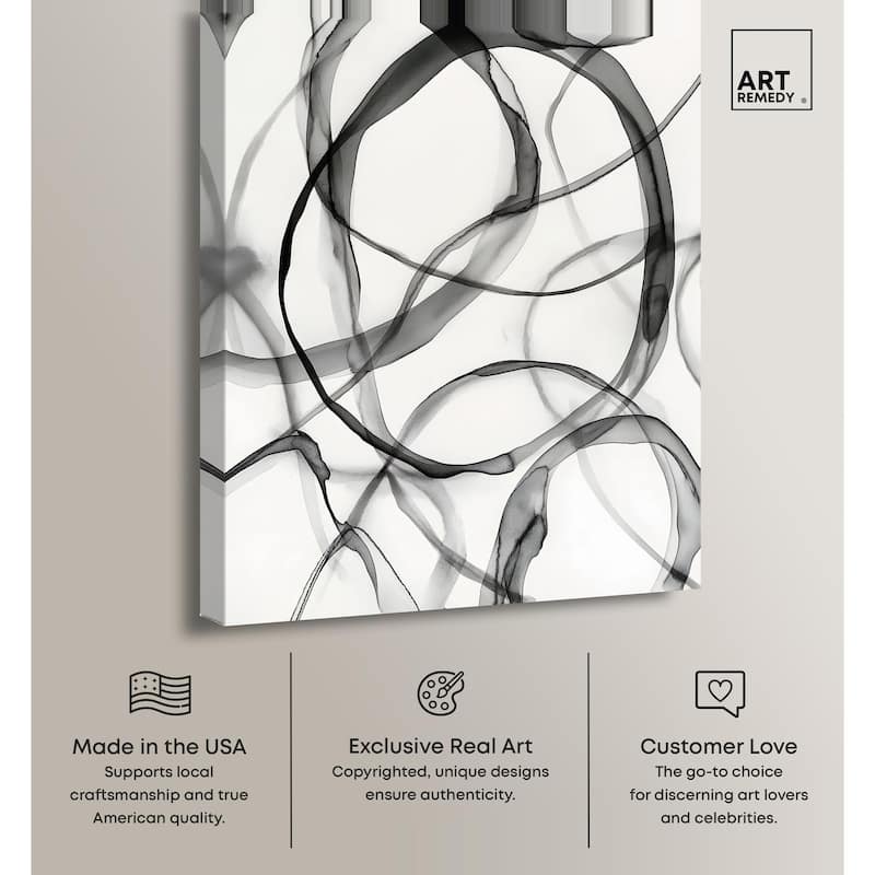 Dynamic Interplay II Canvas by Art Remedy, Gallery Wrapped