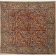 preview thumbnail 4 of 4, Vegetable Dye Block Print Vintage Floral Cotton Tablecloth Collection Napkin