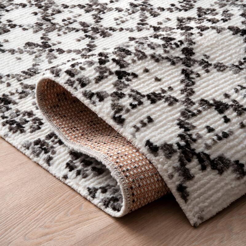 Nuloom Contemporary Modern Mayen Geo Trellis Area Rug