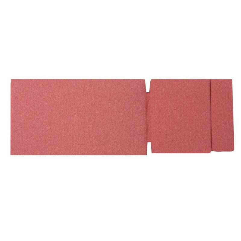 Roomfitters Salem Outdoor Chaise Lounge Cushion with Ties, Water Resistant, Patio Pad