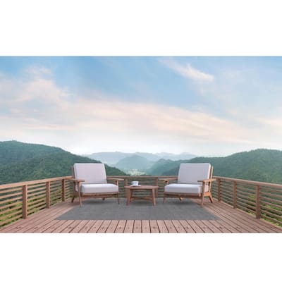 Foss Floors 6X8 Rib Indoor/Outdoor Area Rug