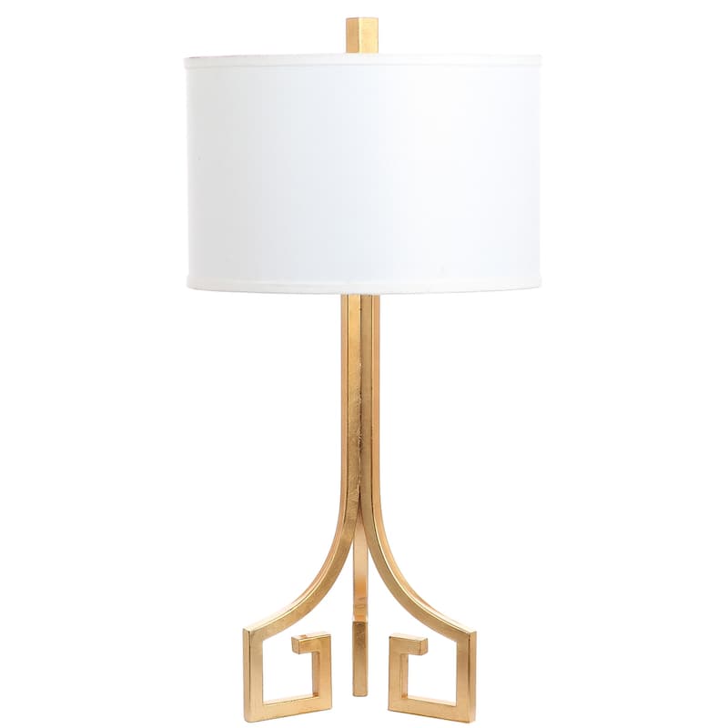 SAFAVIEH Lighting Goffreda 27-inch Hardback Gold Table Lamp (Set of 2) - 14"x14"x27.5" - 14Wx14Dx28H