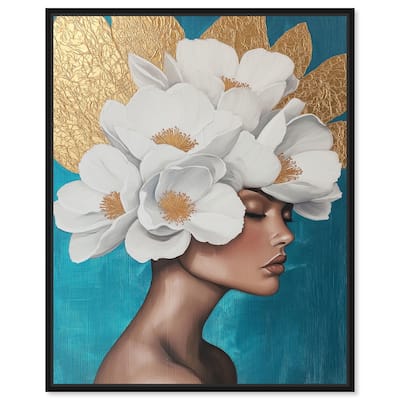 Floral Goddess I Canvas by Art Remedy