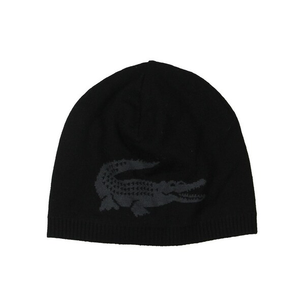 lacoste mens beanie